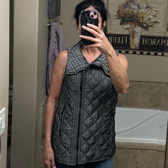 Steel Gray Puffer Vest - Marc New York - Perfect Condition - Picture 11 of 11